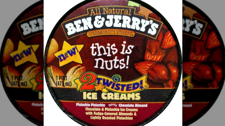 Pint of Ben and Jerry's This is Nuts flavor