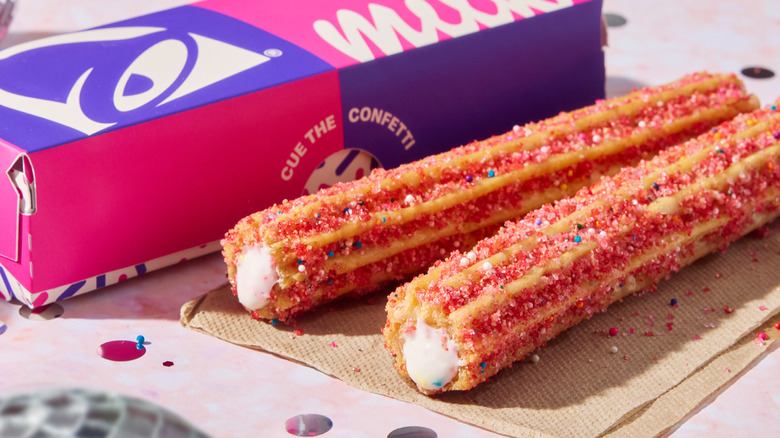 Milk Bar Birthday Cake Churro closeup